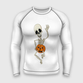 Мужской рашгард 3D с принтом скелет в тыкве в Курске,  |  | bones | gesture | halloween | joy | monster | pumpkin | run | shame | skeleton | smile | бег | в | жест | кости | монстр | радость | скелет | стыд | тыква | тыкве | улыбка | хэллоуин | чудовище