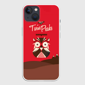 Чехол для iPhone 13 с принтом FIRE WALK WITH ME Twin Peaks в Курске,  |  | twin peaks | агент купер | девид линч | ретро | сериал | сова | твин пикс | телесериал | фильм