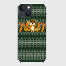 Чехол для iPhone 13 mini с принтом Новый Год 2022   Год тигра в Курске,  |  | 2022 | год тигра | новый год | новый год 2022 | символ года | тигр | тигренок | тигрица | тигры