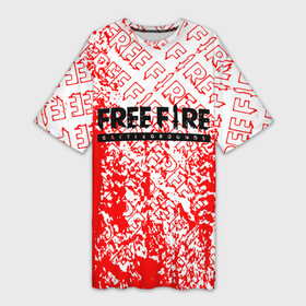 Платье-футболка 3D с принтом День Booyah  Garena Free Fire. в Курске,  |  | free fire | free fire battlegrounds | garena | garena free fire | гарена | игра | фри фаер | шутер