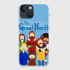 Чехол для iPhone 13 mini с принтом The Great North Семья в Курске,  |  | the great north | биф тобин | великий север | вольф тобин | джуди тобин | мун тобин | семья | хэм тобин