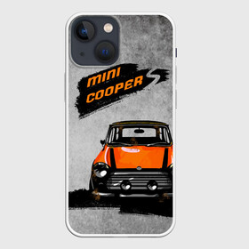 Чехол для iPhone 13 mini с принтом Maшина Mini в Курске,  |  | авто | грязь | лого | машина | мини