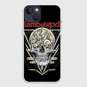 Чехол для iPhone 13 с принтом Lamb of God, Legion: XX в Курске,  |  | death metal | lamb of god | legion xx | metal | группы | дэт метал | метал