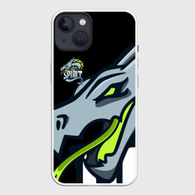 Чехол для iPhone 13 с принтом ТИМ СПИРИТ   TEAM SPIRIT LOGO DRAGON в Курске,  |  | collapse | cs go | cyber | cybersport | dota 2 | dragon | haertstone | miposhka | mira | russia | spirit | spirited | team spirit | torontotokyo | ts | yatoro | дракон | кибер | киберспорт | киберспортсмен | кс го | россия | спирит | спиритед | 