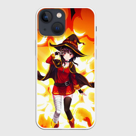 Чехол для iPhone 13 mini с принтом MeguminKonoSuba в Курске,  |  | anime | konosuba | manga | megumin | witch | аниме | ведьма | ведьмы | взрыв | манга | мегумин | прекрасный мир | юн юн | юнюн