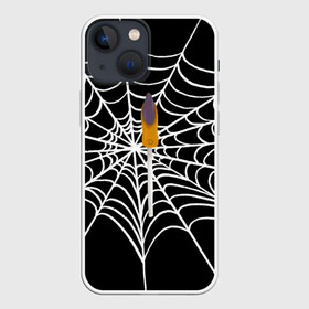 Чехол для iPhone 13 mini с принтом пальчик для паучка в Курске,  |  | вечеринка | диджей | игра | квест | клуб | лак | маникюр | мертвец | ноготь | палец | палочка | паук | паутина | пилка | тело | хэллоуин | чупачупс