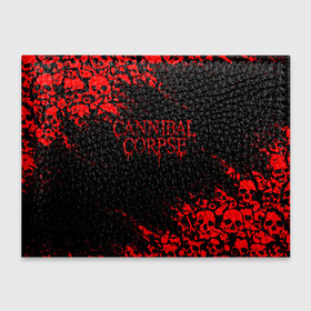 Обложка для студенческого билета с принтом CANNIBAL CORPSE КРАСНЫЕ ЧЕРЕПА в Курске, натуральная кожа | Размер: 11*8 см; Печать на всей внешней стороне | Тематика изображения на принте: cannibal | cannibal corpse | corpse | death metal | deathgrind | алекс уэбстер | брутальный дэт метал | дэт метал | дэтграйнд | каннибал корпс | кеннибал корпс | кэннибал корпс | пол мазуркевич | роб барретт | труп каннибала