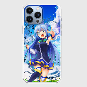 Чехол для iPhone 13 Pro Max с принтом Aqua Beach в Курске,  |  | anime | aqua | beach | girl | god | konosuba | manga | water | witch | аква | аниме | богиня | ведьма | ведьмы | вода | девочка | манга | пляж | прекрасный мир