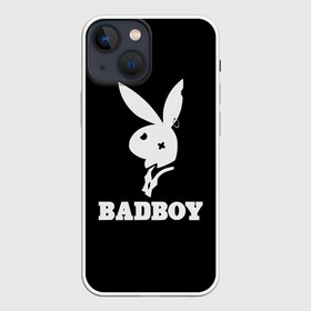 Чехол для iPhone 13 mini с принтом BAD BOY (секси) в Курске,  |  | bad boy | erotic | love | playboy | заяц | кролик | любовь | плейбой | прикол | смешной | страсть | ххх | шутка | юмор