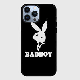 Чехол для iPhone 13 Pro Max с принтом BAD BOY (секси) в Курске,  |  | bad boy | erotic | love | playboy | заяц | кролик | любовь | плейбой | прикол | смешной | страсть | ххх | шутка | юмор