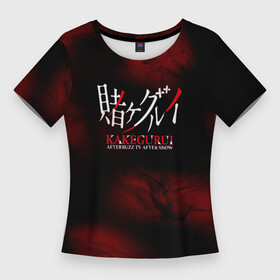 Женская футболка 3D Slim с принтом Безумный азарт  Kakegurui в Курске,  |  | anidab | anime | arime | compulsive gambler | drama | kakeguru | kakegurui | manga | анидаб | аниме | аримэ | безумный азарт | дорама | какегуру | какегуруи | манга