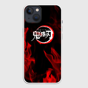 Чехол для iPhone 13 с принтом Клинок рассекающий демонов пламя. в Курске,  |  | anime | demon slayer | fire | kimetsu no yaiba | аниме | гёмей химеджима клинок | игуро и ренгоку | клинок рассекающий демонов | огонь | пламя