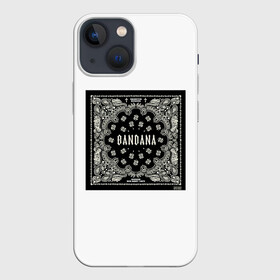 Чехол для iPhone 13 mini с принтом KIZARU (BANDANA) в Курске,  |  | bandana | kizaru | music | мерч | музыка | рэп