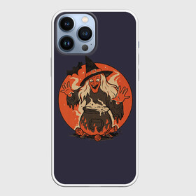 Чехол для iPhone 13 Pro Max с принтом Life Of A Witch в Курске,  |  | bat | bonfire | broom | cauldron | evening | halloween | hat | haze | magic | mouse | night | potion | smoke | sunset | witch | witchcraft | ведьма | вечер | дым | закат | зелье | колдовство | костер | котел | летучая | магия | марево | мет