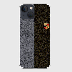 Чехол для iPhone 13 mini с принтом Полярность металлических цветов в Курске,  |  | porsche | porshe | богато | дорого | люкс | люксовый автомобиль | порш | порше