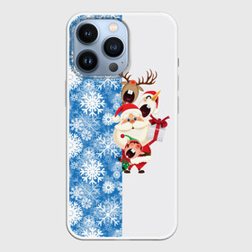 Чехол для iPhone 13 Pro с принтом Подарок от Санты в Курске,  |  | christmas | merry christmas | santa claus | гном | дед мороз | ёлка | зима | мороз | новый год | олень | подарок | праздник | рождество | с новым годом | санта клаус | снеговик | снегурочка | снежинки