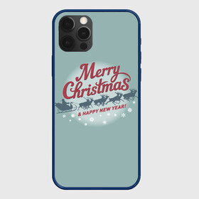 Чехол для iPhone 12 Pro Max с принтом Merry Christmas (хо хо хо) в Курске, Силикон |  | christmas | merry christmas | santa claus | дед мороз | ёлка | зима | мороз | новый год | олени | подарок | праздник | рождество | с новым годом | сани с оленями | санта клаус | снегурочка | снежинки