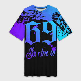 Платье-футболка 3D с принтом 6IX9INE: GOOBA, в Курске,  |  | 6ix9ine | 6ix9ine акула | daniel hernandez | gooba | rap | shark | six nine | tekashi | акула | даниэль эрнандес | музыка | реп | сикс найн | текаши