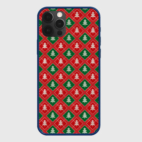 Чехол для iPhone 12 Pro Max с принтом Ёлочки (красно зелёные) в Курске, Силикон |  | merry christmas | бабушкин свитер | дед мороз | ёлка | елочные шары | новогодний подарок | новый год | подарок | природа | рождество | свитер | свитер с ёлками | снежинки