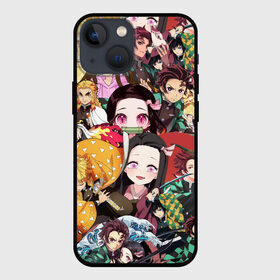 Чехол для iPhone 13 mini КЛИНОК РАССЕКАЮЩИЙ СТИКЕРБОМБИНГ: в Курске,  |  | Тематика изображения на принте: demon slayer | giuy tomioka | kimetsu no yaiba | kny | nezuko | shinobu | slayer | tanjiro | yoriichi tsugikuni | zenitsu | гию томиока | зенитсу | зенитцу | иноске хашибира | клинок рассекающий демонов | незуко | танджиро | шинобу 