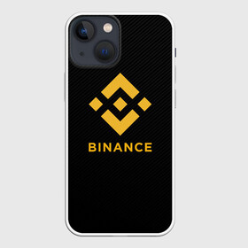 Чехол для iPhone 13 mini с принтом БИНАНС ЛОГО CARBON   BINANCE LOGO в Курске,  |  | bitcoin | blockchain | btc | cardano | crypto | ethereum | polkadot | tether | xrp | бинанс | биткоин | блокчейн | валюта | деньги | криптовалюта | майнер | майнинг | цифровая валюта | цифровое золото | эфир