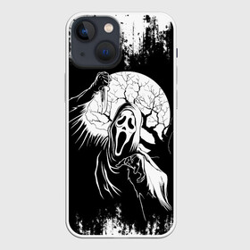 Чехол для iPhone 13 mini с принтом Крик Хэллоуин Хоррор | Scream Halloween в Курске,  |  | film | grunge | halloween | moon | movie | scream | wood | ветки | гранж | дерево | кино | крик | луна | маска | ужастик | фильм | хеллоуин | хоррор | хэллоуин