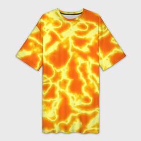 Платье-футболка 3D с принтом Огненная вспышка в Курске,  |  | abstract | fire | flame | flash | gradient | lightning | neon | orange | абстракция | в огне | взрыв | вспышка | горящий | градиент | лава | молния | неоновый | огненные молнии | огонь | оранжевый принт | переливы | пламя | пожар