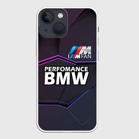 Чехол для iPhone 13 mini с принтом BMW Perfomance в Курске,  |  | bmw | bmw motorsport | автопром | автоспорт | бмв | бумер | бэха | фанат бмв