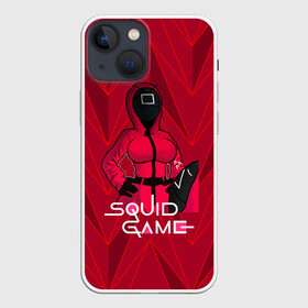 Чехол для iPhone 13 mini с принтом девушка из игры кальмаров в Курске,  |  | squid game | выживание | игра в кальмара | кальмар | корейский | корея