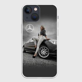 Чехол для iPhone 13 mini с принтом Девушка за рулем Мерседеса в Курске,  |  | beauty | car | germany | girl | mercedes | автомобиль | германия | девушка | красавица | мерседес | престиж | тачка | точило | фигура