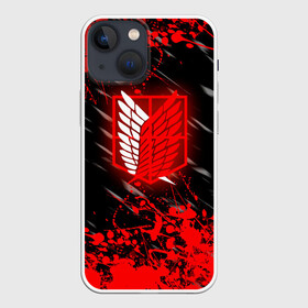 Чехол для iPhone 13 mini с принтом Атака Титанов: Red в Курске,  |  | attack on titan | monsters | аниме | атака титанов | монстры | титаны