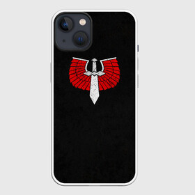 Чехол для iPhone 13 с принтом Темные ангелы до Ереси (цвет легиона) в Курске,  |  | astartes | dark angels | space marine | waha | warhammer | астартес | вархаммер | ваха | легион | темные ангелы