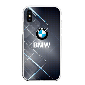 Чехол для iPhone XS Max матовый с принтом [BMW] Logo в Курске, Силикон | Область печати: задняя сторона чехла, без боковых панелей | Тематика изображения на принте: bmw | bmw performance | m | motorsport | performance | бмв | моторспорт