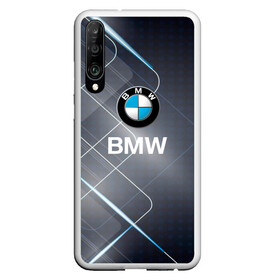 Чехол для Honor P30 с принтом [BMW] Logo в Курске, Силикон | Область печати: задняя сторона чехла, без боковых панелей | bmw | bmw performance | m | motorsport | performance | бмв | моторспорт