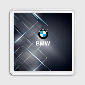 Магнит 55*55 с принтом [BMW] Logo в Курске, Пластик | Размер: 65*65 мм; Размер печати: 55*55 мм | bmw | bmw performance | m | motorsport | performance | бмв | моторспорт