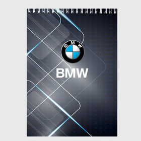 Скетчбук с принтом [BMW] Logo в Курске, 100% бумага
 | 48 листов, плотность листов — 100 г/м2, плотность картонной обложки — 250 г/м2. Листы скреплены сверху удобной пружинной спиралью | Тематика изображения на принте: bmw | bmw performance | m | motorsport | performance | бмв | моторспорт