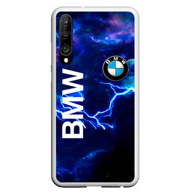 Чехол для Honor P30 с принтом [BMW] Синяя молния в Курске, Силикон | Область печати: задняя сторона чехла, без боковых панелей | bmw | bmw performance | m | motorsport | performance | бмв | моторспорт