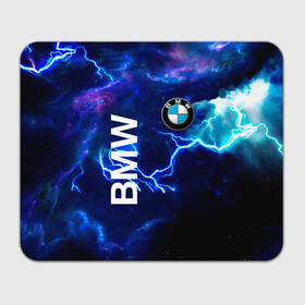 Прямоугольный коврик для мышки с принтом [BMW] Синяя молния в Курске, натуральный каучук | размер 230 х 185 мм; запечатка лицевой стороны | Тематика изображения на принте: bmw | bmw performance | m | motorsport | performance | бмв | моторспорт