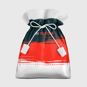 Подарочный 3D мешок с принтом [Toyota] Texture в Курске, 100% полиэстер | Размер: 29*39 см | Тематика изображения на принте: auto | sport | texture | toyota | авто | автомобиль | бренд | спорт | текстура | тойота
