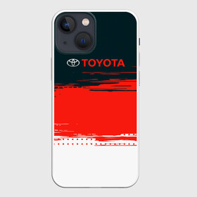 Чехол для iPhone 13 mini с принтом [Toyota] Texture в Курске,  |  | auto | sport | texture | toyota | авто | автомобиль | бренд | спорт | текстура | тойота