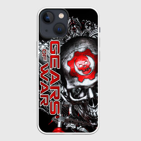 Чехол для iPhone 13 mini с принтом Gears of War   Gears 5 в Курске,  |  | gears 5 | gears of war | винтовка лансер | игры | череп | шестерёнка