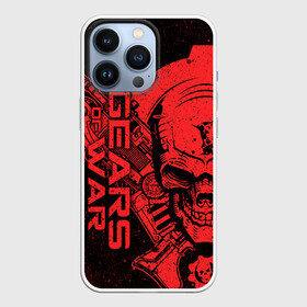 Чехол для iPhone 13 Pro с принтом Gears 5   Gears of War в Курске,  |  | gears 5 | gears of war | винтовка лансер | игры | череп | шестерёнка