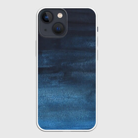 Чехол для iPhone 13 mini с принтом Темнота глубины в Курске,  |  | акварель | арт | глубина | краски | мазки | мазки красок | море | океан | рисунок | рисунок акварелью | рисунок красками | темнота | темнота глубины