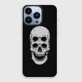 Чехол для iPhone 13 Pro с принтом Terrible Skull в Курске,  |  | Тематика изображения на принте: bone | bones | halloween | horrible | monster | mutant | old | scary | siamese | sinister | skeleton | skull | terrible | twin | близнец | зловещий | кости | кость | монстр | мутант | сиамский | скелет | старый | страшный | ужасный | хэллоуин | череп