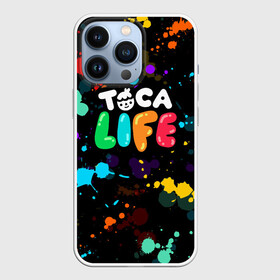 Чехол для iPhone 13 Pro с принтом TOCA BOCA RAINBOW PAINTS | ТОКА БОКА РАДУЖНЫЕ КРАСКИ в Курске,  |  | Тематика изображения на принте: colors | digital toys | gamer | games | helicopter taxi | paints | pets | rainbow | toca boca | toca hair salon | toca kitchen | toca life | toca life city | toca life worl | toca tea party | video games | брызги | игры | краски | радуга