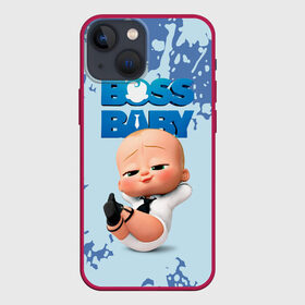 Чехол для iPhone 13 mini с принтом Boss Baby   Босс Молокосос в Курске,  |  | baby | big boss | big boss baby | boss baby | cartoon | children | kids | the boss baby | большой босс | босс молокосос | детские | малыш | молокосос | мультик | ребенок
