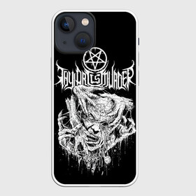 Чехол для iPhone 13 mini с принтом Thy Art Is Murder   Hate в Курске,  |  | Тематика изображения на принте: death metal | deathcore | hate | human target | thy art is murder | группы | дэткор | метал | музыка | рок