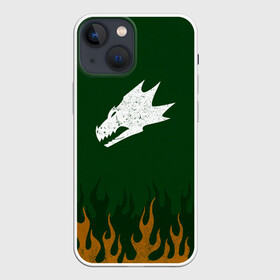 Чехол для iPhone 13 mini с принтом Саламандры (цвет легиона) в Курске,  |  | astartes | dragon | fire | legion | salamanders | space marine | vulkan | waha | warhammer | астартес | вархаммер | ваха | вулкан | дракон | космодесант | легион | огонь | саламандры