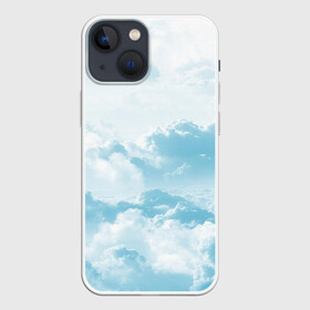 Чехол для iPhone 13 mini с принтом Плотные облака в Курске,  |  | арт | небо | облака | облако | природа | рисунок | синий