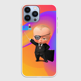 Чехол для iPhone 13 Pro Max с принтом Босс молокосос с указкой в Курске,  |  | baby | boss | boss baby | босс | босс молокосос | маленький босс | малыш | мальчик | молокосос | ребенок